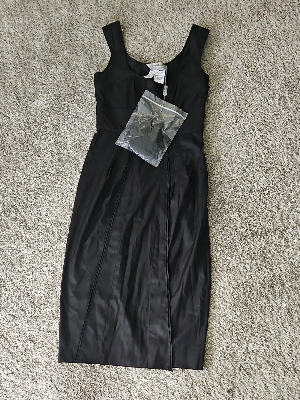 Nwt Sportmax Classic Black Sheath Dress 4